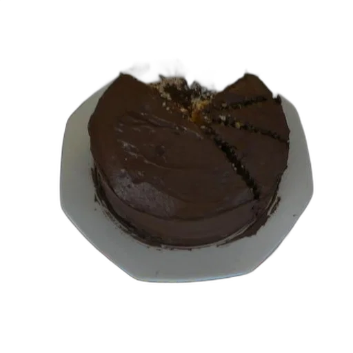 food, crown, staff, jewelry, 3d render, photorealistic, chocolate, cake transparent PNG cut-out