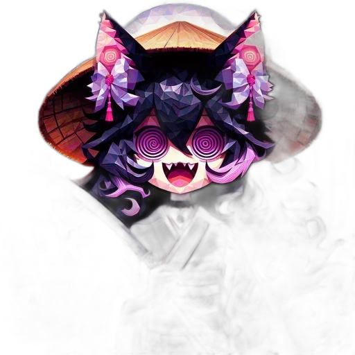 mask, hat, dragon, staff, fantasy art, concept art, pixel art, anime transparent PNG cut-out