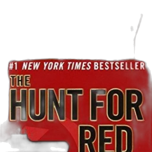 red, hunt, october, tom, clancy, book, cover, submarine transparent PNG cut-out