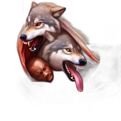 creature, animal, mask, face, concept art, photorealistic, watercolor, fantasy art transparent PNG cut-out