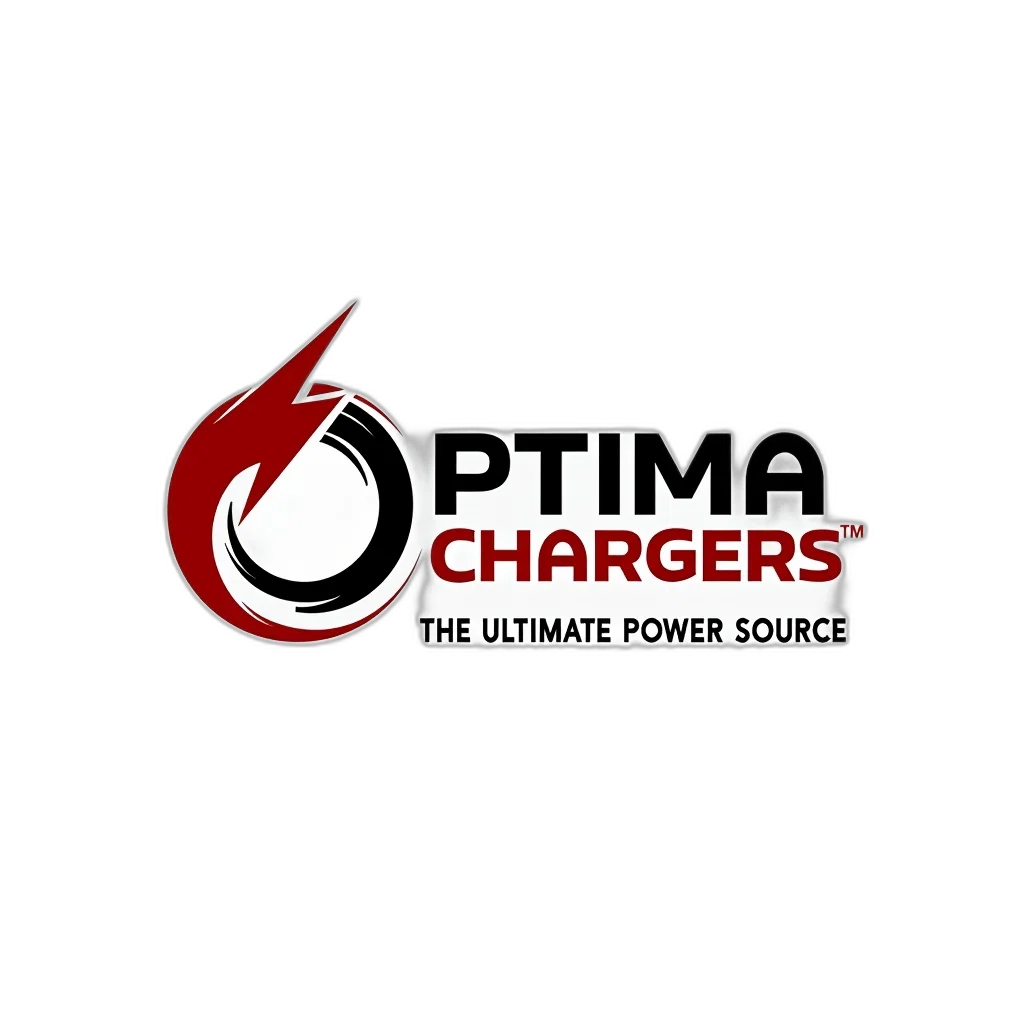 white, background, black, red, logo, reads, optima, chargers transparent PNG cut-out