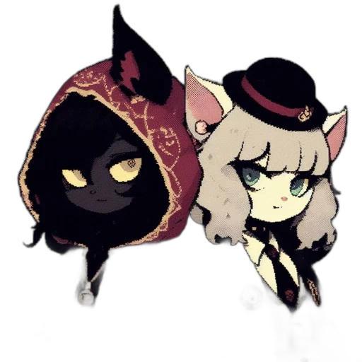 hat, mask, staff, crown, concept art, pixel art, fantasy art, watercolor transparent PNG cut-out