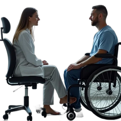 furniture, staff, female, patient transparent PNG cut-out