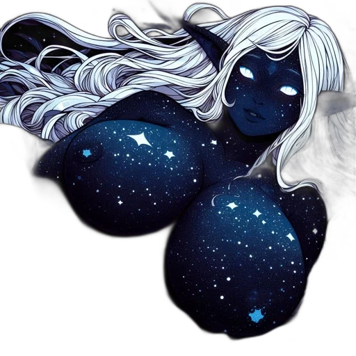 mask, dress, staff, hair, fantasy art, concept art, comic book art, pixel art transparent PNG cut-out