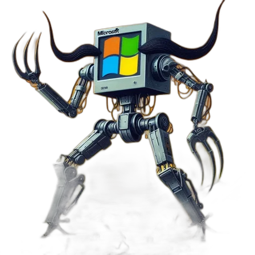 robot, creature, pixel art, concept art, 3d render, cyberpunk, colossal, bearing transparent PNG cut-out