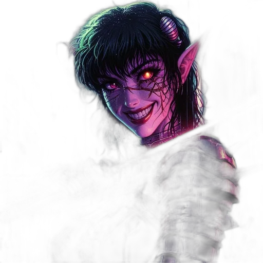 creature, dragon, face, mask, concept art, fantasy art, comic book art, cyberpunk transparent PNG cut-out