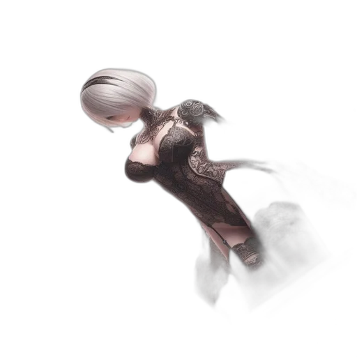 weapon, dress, sword, robot, concept art, 3d render, fantasy art, pixel art transparent PNG cut-out