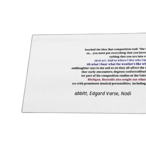 text, excerpt, discussing, composition, studies, musical, personalities, including transparent PNG cut-out