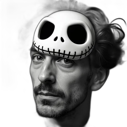 face, mask, crown, hat, photorealistic, concept art, fantasy art, cartoon transparent PNG cut-out