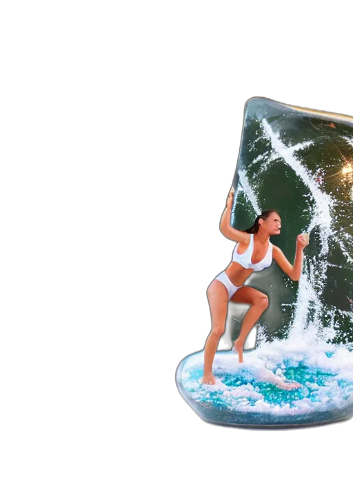3d render, concept art, photorealistic, vaporwave transparent PNG cut-out