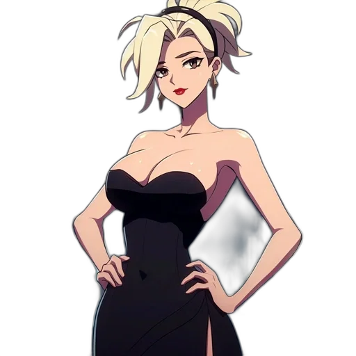 dress, staff, cartoon, concept art, pixel art, anime, dark, animated transparent PNG cut-out