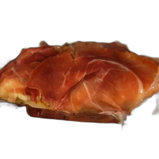 food, crown, jacket, animal, photorealistic, 3d render, plate, prosciutto transparent PNG cut-out