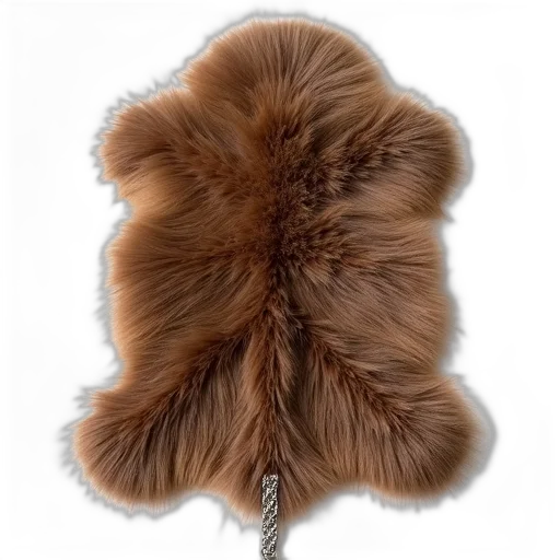hair, jacket, hat, crown, brown, furry, rug, metal transparent PNG cut-out