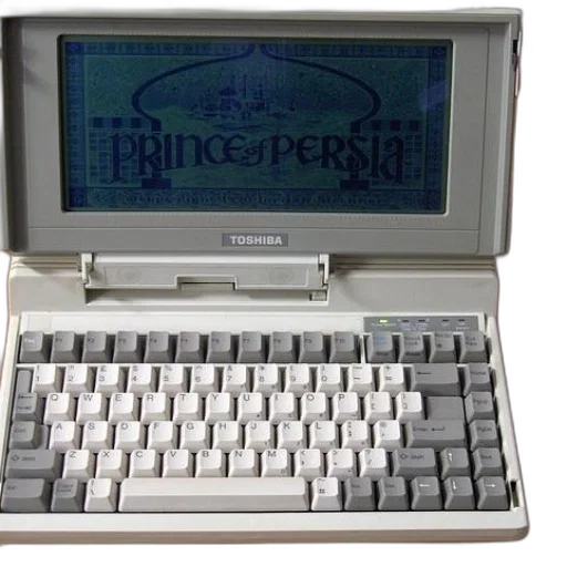 weapon, vaporwave, toshiba, laptop, game, prince, persia, screen transparent PNG cut-out