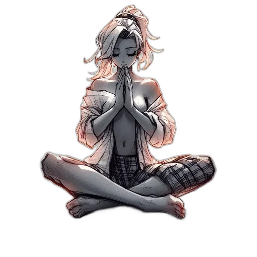 staff, concept art, watercolor, anime, pixel art, monochrome, dark, pastel transparent PNG cut-out
