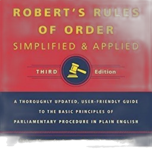 robert, rules, order, simplified transparent PNG cut-out