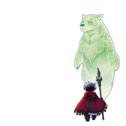 dress, creature, animal, concept art, fantasy art, watercolor, pixel art, snow transparent PNG cut-out