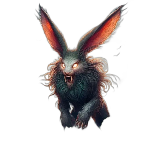 creature, animal, dragon, hair, concept art, fantasy art, watercolor, pixel art transparent PNG cut-out