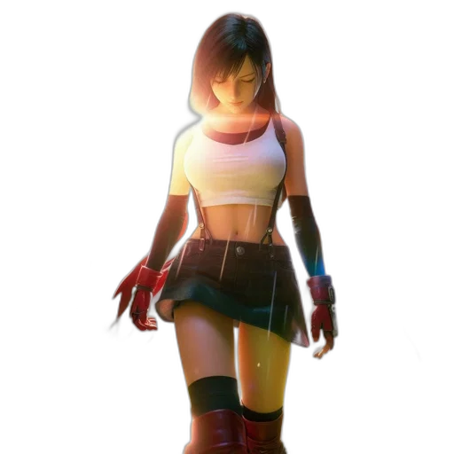 weapon, concept art, 3d render, cyberpunk, fantasy art, red, neon, animated transparent PNG cut-out