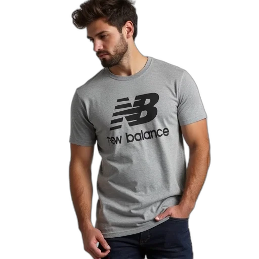 3d render, new, balance, shirt, grey transparent PNG cut-out