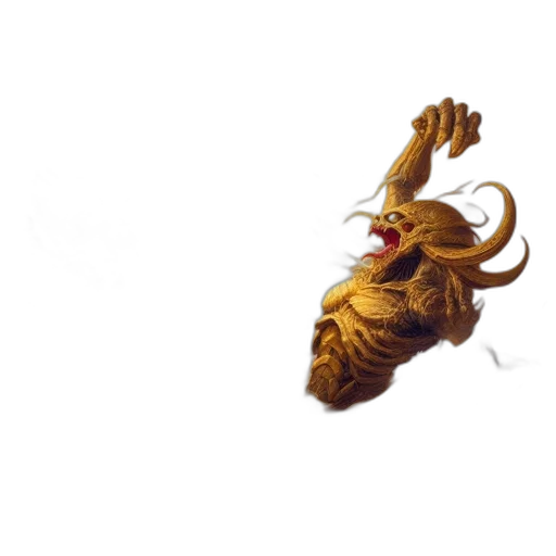 dragon, animal, creature, mask, concept art, fantasy art, photorealistic, 3d render transparent PNG cut-out