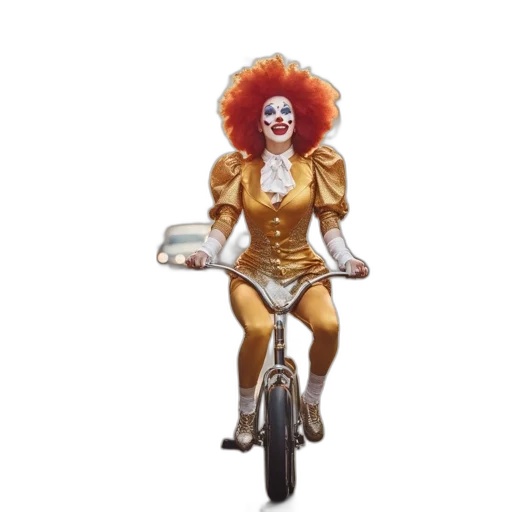 car, animal, creature, concept art, photorealistic, image, portrays, clown transparent PNG cut-out