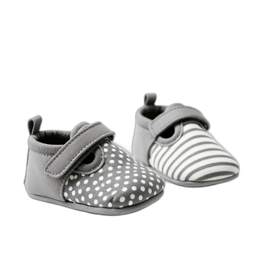 shoes, pair, baby, polka, dot, pattern, left, shoe transparent PNG cut-out
