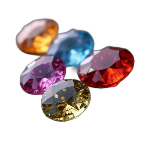 jewelry, crown, 3d render, colorful transparent PNG cut-out