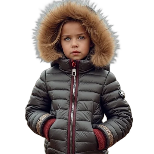 jacket, face, photorealistic, 3d render transparent PNG cut-out