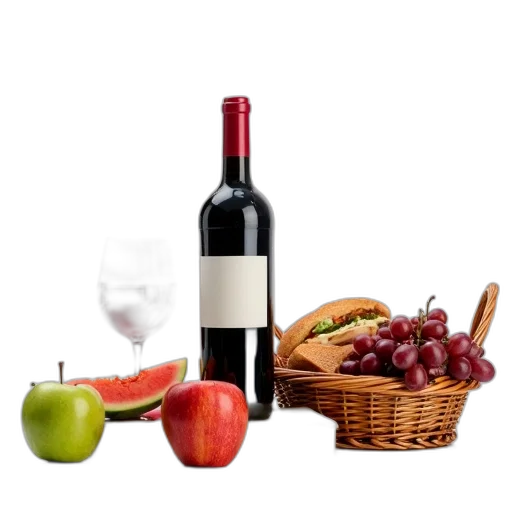 food, 3d render, photorealistic, red, collection, drink, items, displayed transparent PNG cut-out