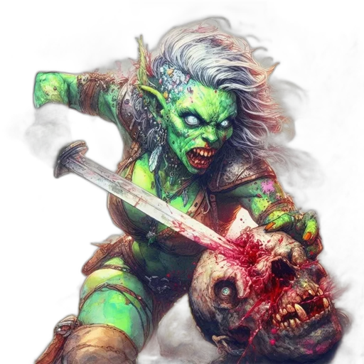 staff, creature, face, weapon, fantasy art, concept art, comic book art, pixel art transparent PNG cut-out