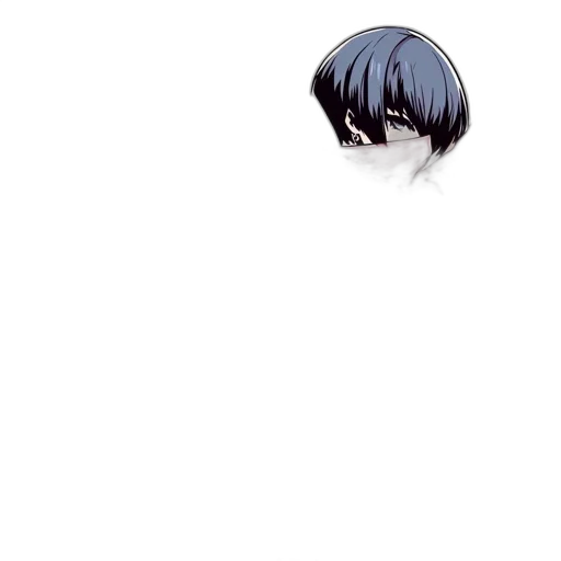mask, face, creature, hair, anime, pixel art, concept art, photorealistic transparent PNG cut-out