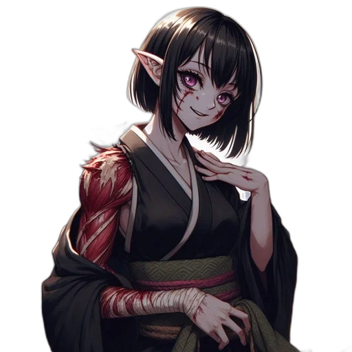 staff, mask, face, weapon, anime, fantasy art, concept art, pixel art transparent PNG cut-out