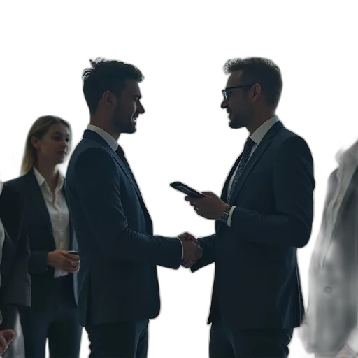staff, jacket, manager, strategic transparent PNG cut-out