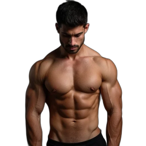 animal, weapon, jacket, photorealistic, chest, workout, beginers transparent PNG cut-out