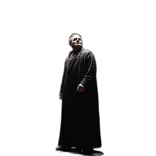 staff, jacket, sword, creature transparent PNG cut-out