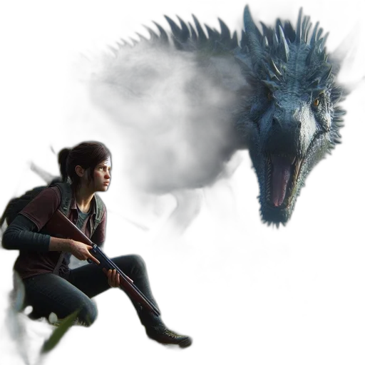dragon, creature, animal, concept art, fantasy art, photorealistic, 3d render, amidst transparent PNG cut-out