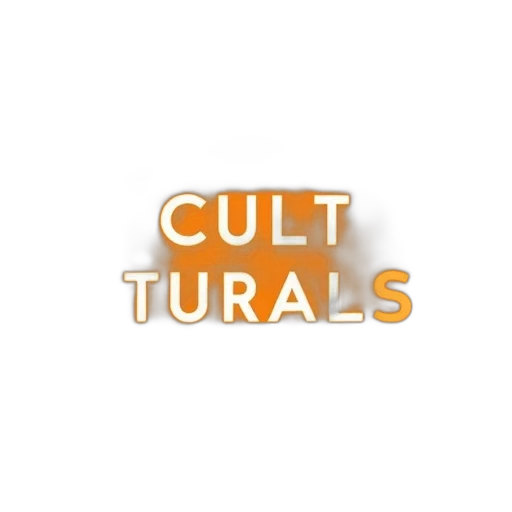 3d render, second, image, close-up, word, culturals, first, white transparent PNG cut-out