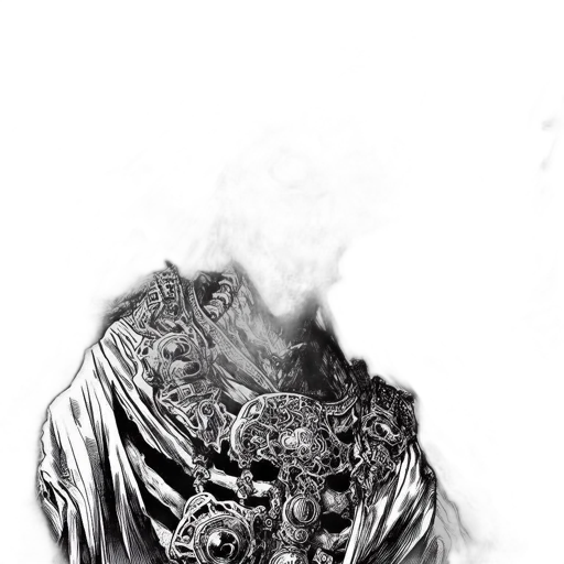 mask, dragon, creature, face, concept art, pencil sketch, comic book art, photorealistic transparent PNG cut-out