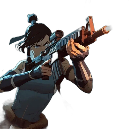 weapon, staff, concept art, comic book art, pixel art, cartoon, animated, female transparent PNG cut-out