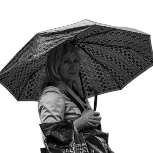 umbrella, jacket, staff, face, photorealistic, concept art, pencil sketch, 3d render transparent PNG cut-out