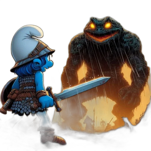 sword, weapon, concept art, fantasy art, pixel art, comic book art, snow, fire transparent PNG cut-out