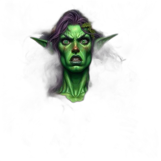face, mask, staff, creature, fantasy art, concept art, photorealistic, pixel art transparent PNG cut-out