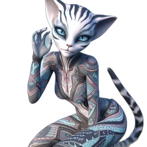 animal, creature, jewelry, staff, concept art, fantasy art, 3d render, cartoon transparent PNG cut-out