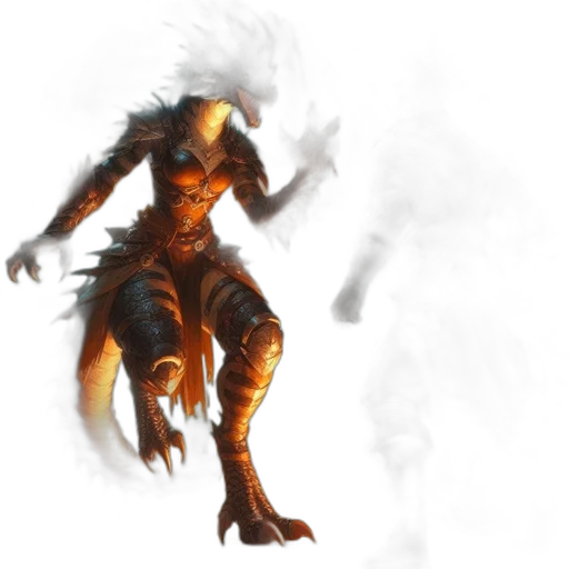 dragon, creature, staff, mask, concept art, fantasy art, 3d render, pixel art transparent PNG cut-out