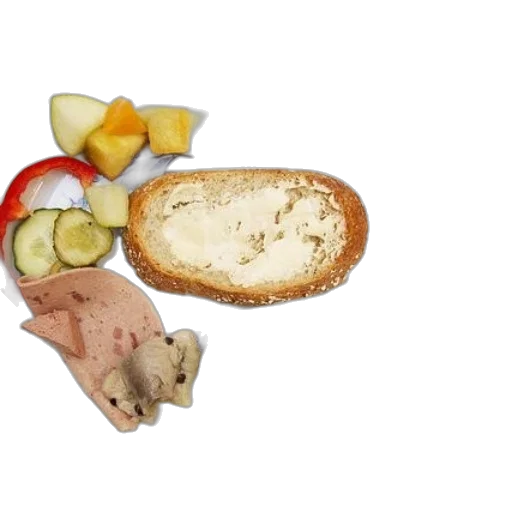 food, jewelry, shoes, 3d render, plate, slice, bread, spread transparent PNG cut-out