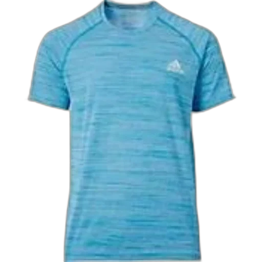 blue, pastel, adidas, t-shirt, white, logo, left, side transparent PNG cut-out
