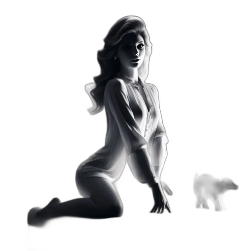dress, creature, animal, robot, concept art, fantasy art, comic book art, photorealistic transparent PNG cut-out