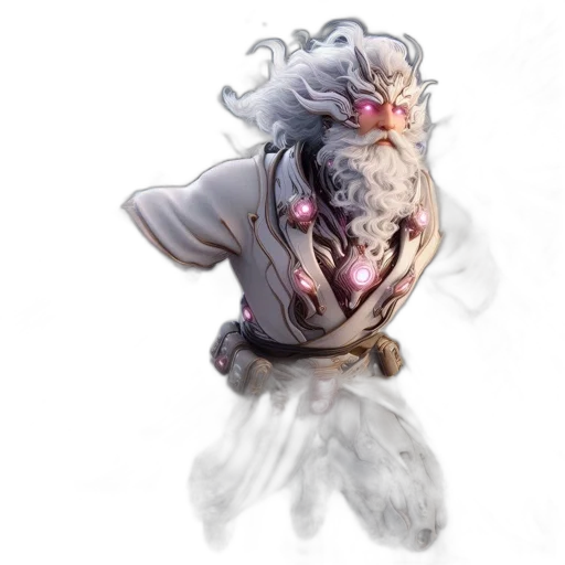 creature, staff, dragon, mask, concept art, fantasy art, 3d render, photorealistic transparent PNG cut-out