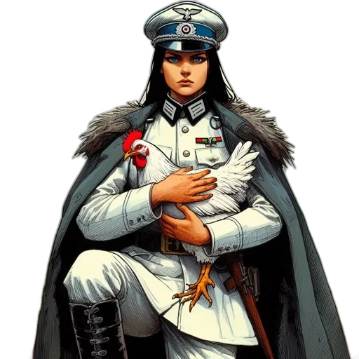 jacket, staff, comic book art, concept art, fantasy art, pixel art, woman, world transparent PNG cut-out